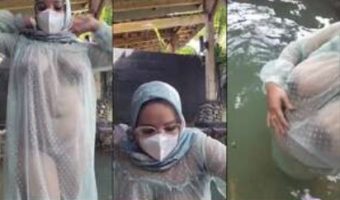 Jilboobrs Utingnya Transparan di Kolam - AVTub